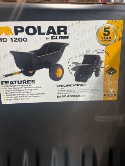 Polar 1200lb Dump Cart
